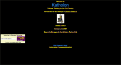 Desktop Screenshot of katholon.com