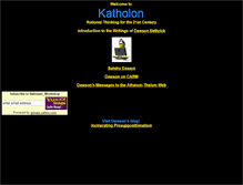 Tablet Screenshot of katholon.com